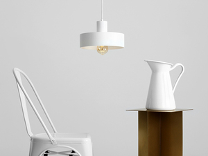Lampa suspendată FAY 1 M - alb small 1