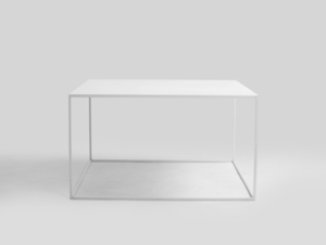 Măsuță de cafea CustomForm TENSIO METAL 80 – albă, 80 × 80 cm small 3