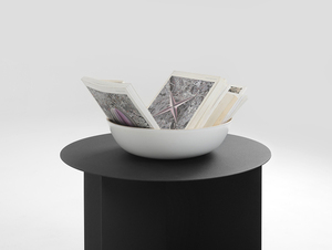 Măsuță de cafea rotundă CustomForm OLI METAL 50 neagră small 1