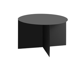 Măsuță de cafea rotundă OLI METAL 70 neagră RAL 9005 CustomForm small 5