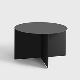 Măsuță de cafea rotundă OLI METAL 70 neagră RAL 9005 CustomForm small 6