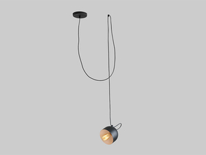Lampa suspendată POPO 1 - negru small 0