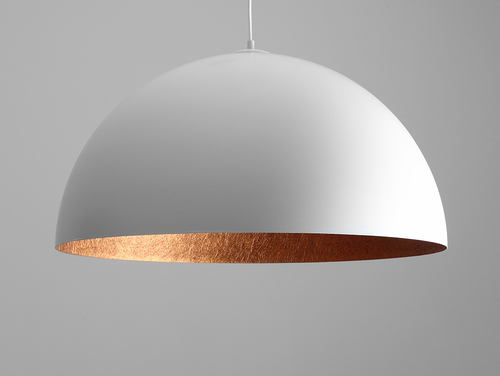 Verifica Lampa suspendată Lord 70 - alb-cupru