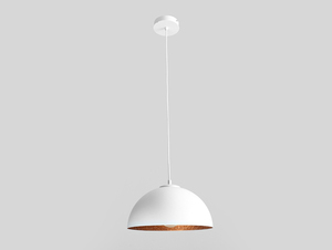 Lampă suspendată CustomForm LORD 35, albă cu interior arămiu, Ø35 cm small 3