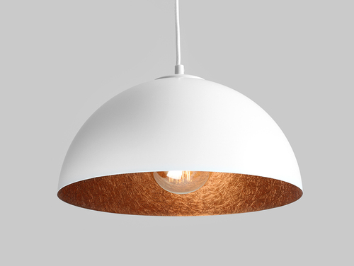 Verifica Lampa suspendată Lord 35 - alb-cupru