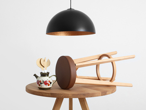 Lampă suspendată CustomForm LORD 50 cupru-negru small 1