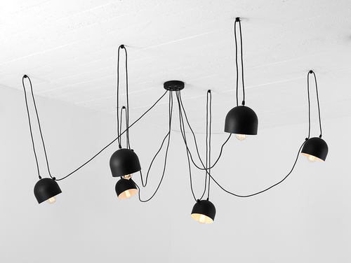 Verifica Lampa suspendată POPO 6 - negru