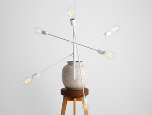 Lampa suspendată TWIGO 6 - alb small 1