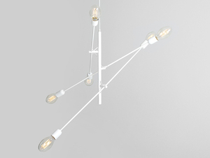 Lampa suspendată TWIGO 6 - alb small 3