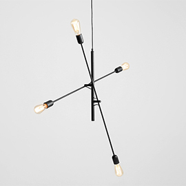 Lampa suspendată TWIGO 4 - negru small 6