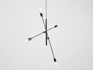 Lampa suspendată TWIGO 4 - negru small 0
