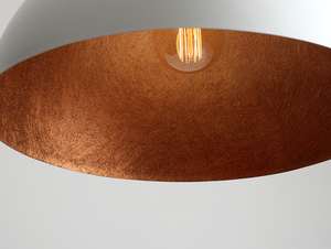Lampa suspendată Lord 50 - alb-cupru small 4