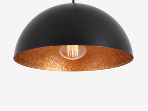 Lampa suspendată Lord 35 - negru de cupru small 3