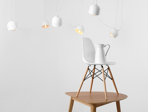 Lampa suspendată POPO 6 - alb small 1
