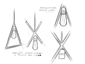 Lampa suspendată TRIAM small 5