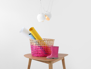 Lampa suspendată POPO 2 - alb small 1