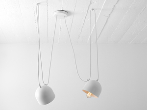 Lampa suspendată POPO 2 - alb small 3