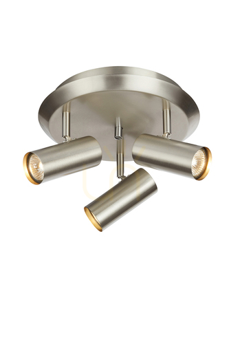 Verifica Plafonieră Markslojd Barcelona 3 becuri oțel metal 32 cm 107350