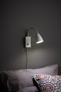 Aplica de perete Markslojd CIRO 107410 alba din metal cu dimmer 7W small 1