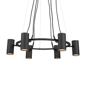 Pendul Markslöjd Porto negru, 6×GU10, 73 cm, 107357 small 0