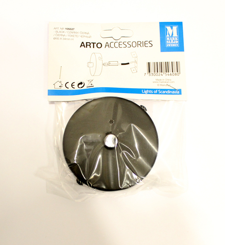 Verifica Capăt lampă Markslojd Arto negru metal 8,5 cm 105537