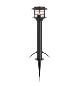 Stalp exterior LED Markslojd Jardin 24 45,5 cm negru 107290 small 0