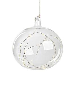 Pandantiv decorativ Markslojd 704471 cu bile de sticlă transparente 18 cm small 2