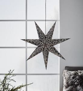 Stea decorativă din hârtie Markslojd KARLA Star neagră 75 cm 704877 small 0