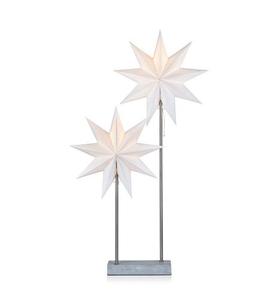 Decoratiune masa Markslojd Duva 2 becuri alb gri metal hartie 80 cm 703867 small 0