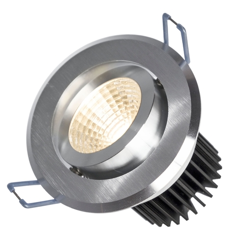 Verifica Firuri Ii 6 W Cob 38 St 230 V Nw Inel led din aluminiu periat