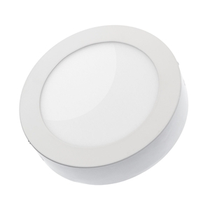 Algine Eco Led Rotund 230 V 12 W Ip20 Cw Plafonul alb Cadru de suprafață small 0