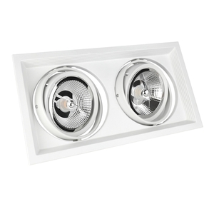 Downlight Mdd Maxi Due Ar111 Gu10 X 2 alb 0 Downlight Mdd Maxi Due Ar111 Gu10 X 2 alb small 0