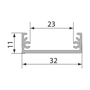 Profil din aluminiu Wojwide cu capac de lapte 1 abajur Mb G small 1