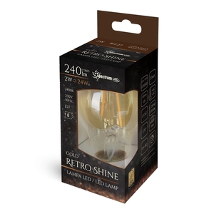 Spectru Retroshine Led Gls E27 230 V 2 W Cog Ww small 1