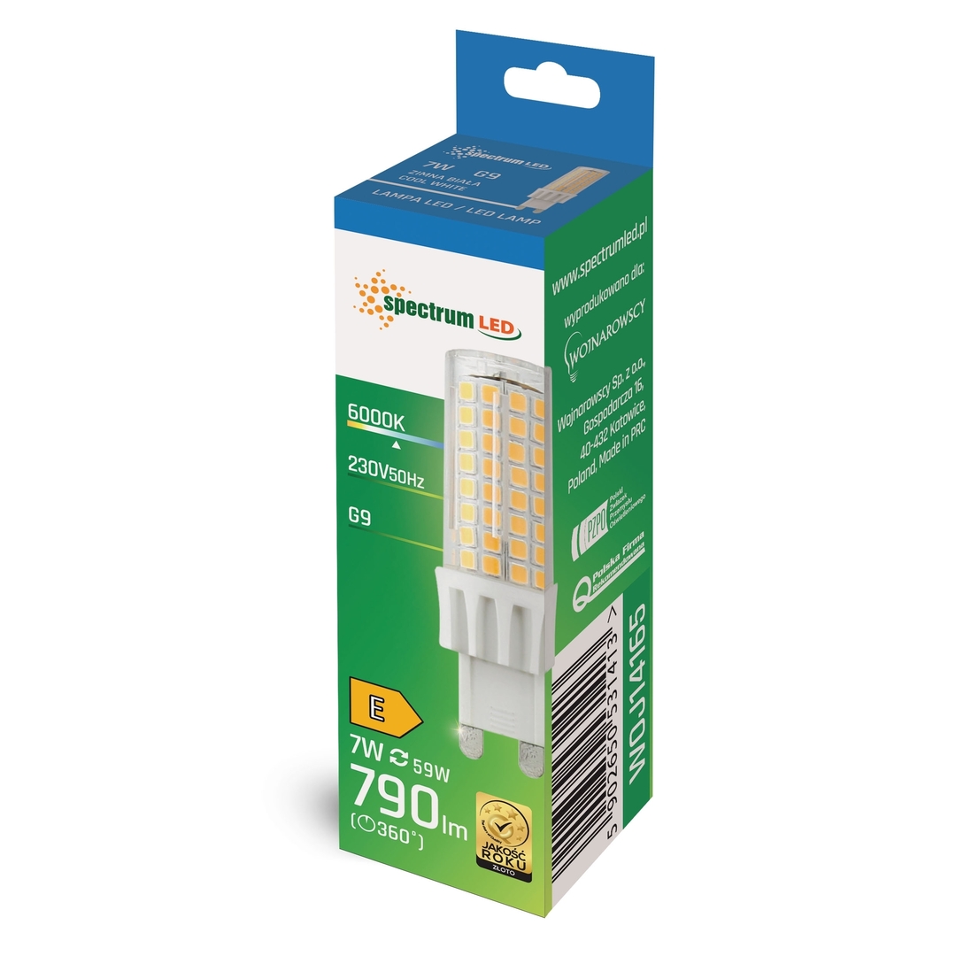 previzualizare Spectru Led G9 230 V 7 W Cw Smd Spectru Led G9 230 V 7 W Cw Smd