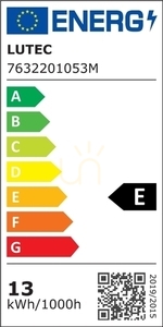 Lampă de perete exterior cu senzor LED Lutec ARC alb 13W 1200lm 5000K 7632201053 small 1
