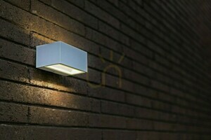 Lampă de perete exterior LED Lutec Gemini 5189102032 alb 10,5 W 700 lm IP54 small 1