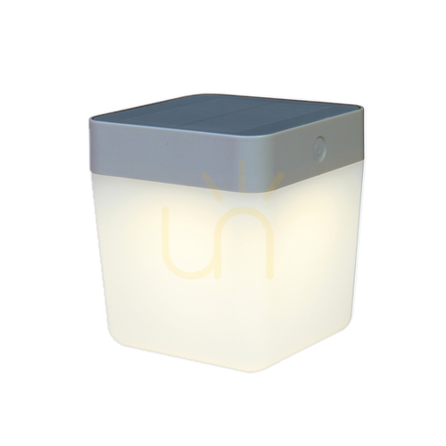 Verifica Lampă solară de exterior Lutec Table Cube LED gri 12 cm 6908001337