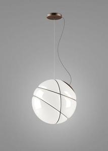 Lampa suspendată Fabbian Armilla F50 13W - alb și maro - F50 A01 14 small 0
