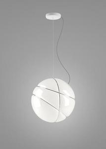 Lampa suspendată Fabbian Armilla F50 13W - alb și crom - F50 A03 01 0 Lampa suspendată Fabbian Armilla F50 13W - alb și crom - F50 A03 01 small 0