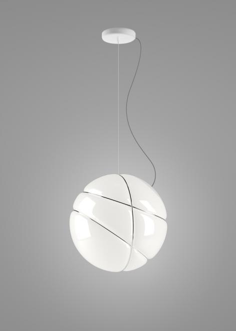 Verifica Lampa suspendată Fabbian Armilla F50 13W - alb și crom - F50 A03 01 Lampa suspendată Fabbian Armilla F50 13W - alb și crom - F50 A03 01