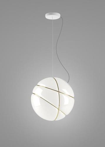 Verifica Lampa suspendată Fabbian Armilla F50 13W - alb și auriu - F50 A05 01