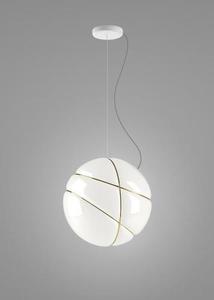 Lampa suspendată Fabbian Armilla F50 13W - alb și auriu - F50 A05 01 small 0