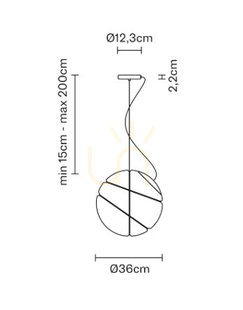 previzualizare Lampa suspendată Fabbian Armilla F50 13W - Aur lustruit și alb - F50 A05 12 Lampa suspendată Fabbian Armilla F50 13W - Aur lustruit și alb - F50 A05 12