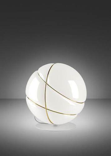 Verifica Lampă de masă Fabbian Armilla F50 13W - alb și auriu - F50 B05 01