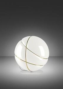 Lampă de masă Fabbian Armilla F50 13W - alb și auriu - F50 B05 01 0 Lampă de masă Fabbian Armilla F50 13W - alb și auriu - F50 B05 01 small 0