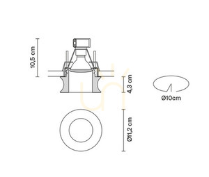 Fabbian ELI Faretti 10W LED Mesh - Alb - D27 F54 01 3 Fabbian ELI Faretti 10W LED Mesh - Alb - D27 F54 01 small 3
