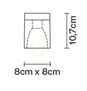 Fabbian Cubetto Plafond - Alb - D28 E01 01 small 2