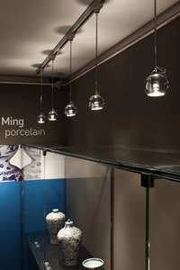 Spot Fabbian Beluga pentru bara de distribuție - transparent - D57 J07 00 1 Spot Fabbian Beluga pentru bara de distribuție - transparent - D57 J07 00 small 1