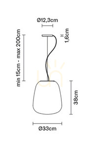 Lampa suspendată Fabbian Lumi F07 17W 33cm - F07 A35 01 small 5